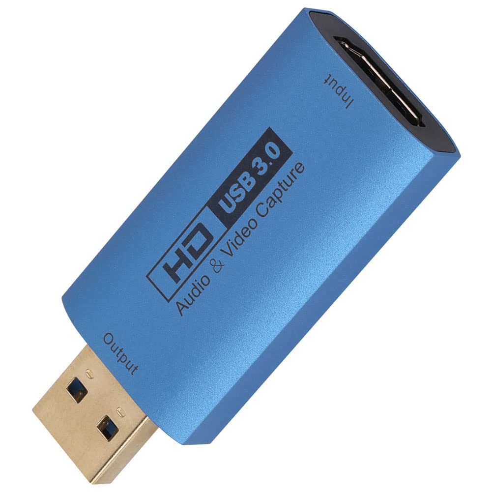 Bsowte USB 3.0 HDMI Video Capture Card for PC, Mac, PS5, Xbox - 1080p 60fps Game Recording & Live Streaming Device for Twitch, YouTube, OBS - Ideal for Gamers, Content Creators & Video Conference