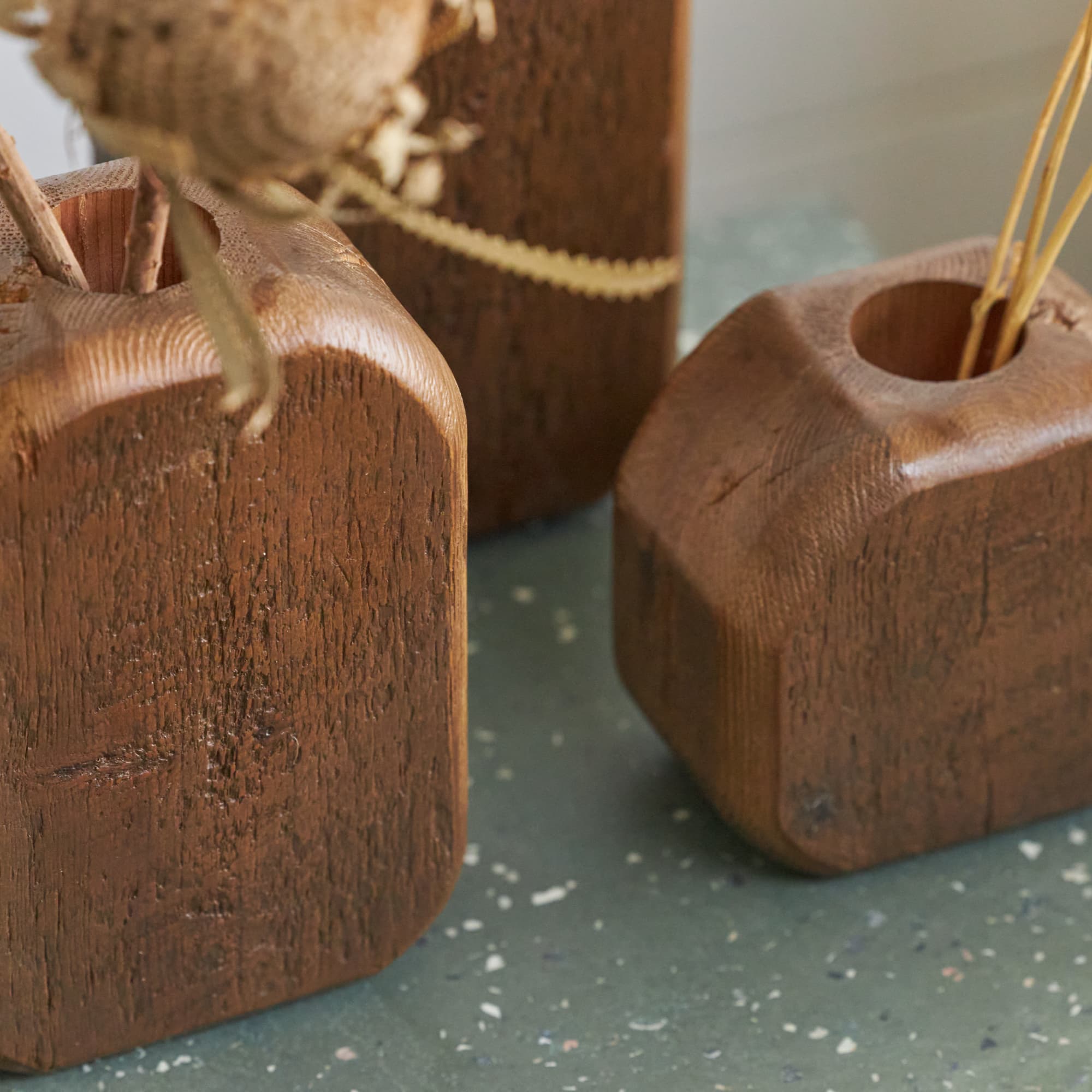Eco-Friendly Zero Waste Wooden Vases - Handcrafted Sustainable Home Decor for Rustic & Modern Interiors | Perfect for Weddings, Centerpieces & Boho Chic Styling