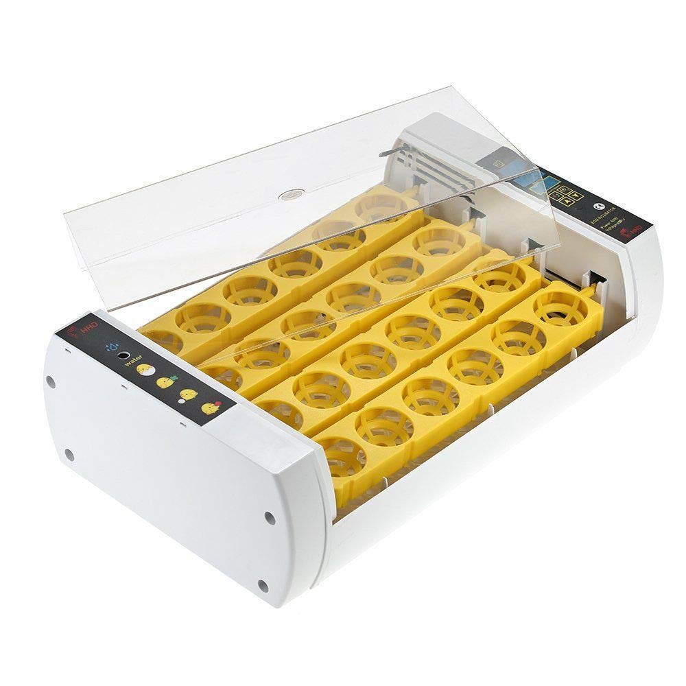 24 Egg Digital Incubator with Automatic Temperature Control - 110V Poultry Hatcher for Chicken, Duck, Goose & Quail Eggs | Perfect for Home Farming, Classroom Projects & Bird Breeding