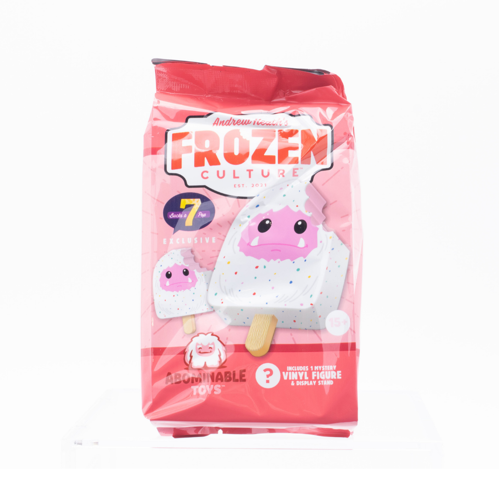 Frozen Culture x Abominable Toys Limited Edition Jawbreaker Chomp Popsicle (Only 1080 Made) - 7BAP Exclusive Collectible Vinyl Figure - Perfect for Horror Fans & Toy Collectors