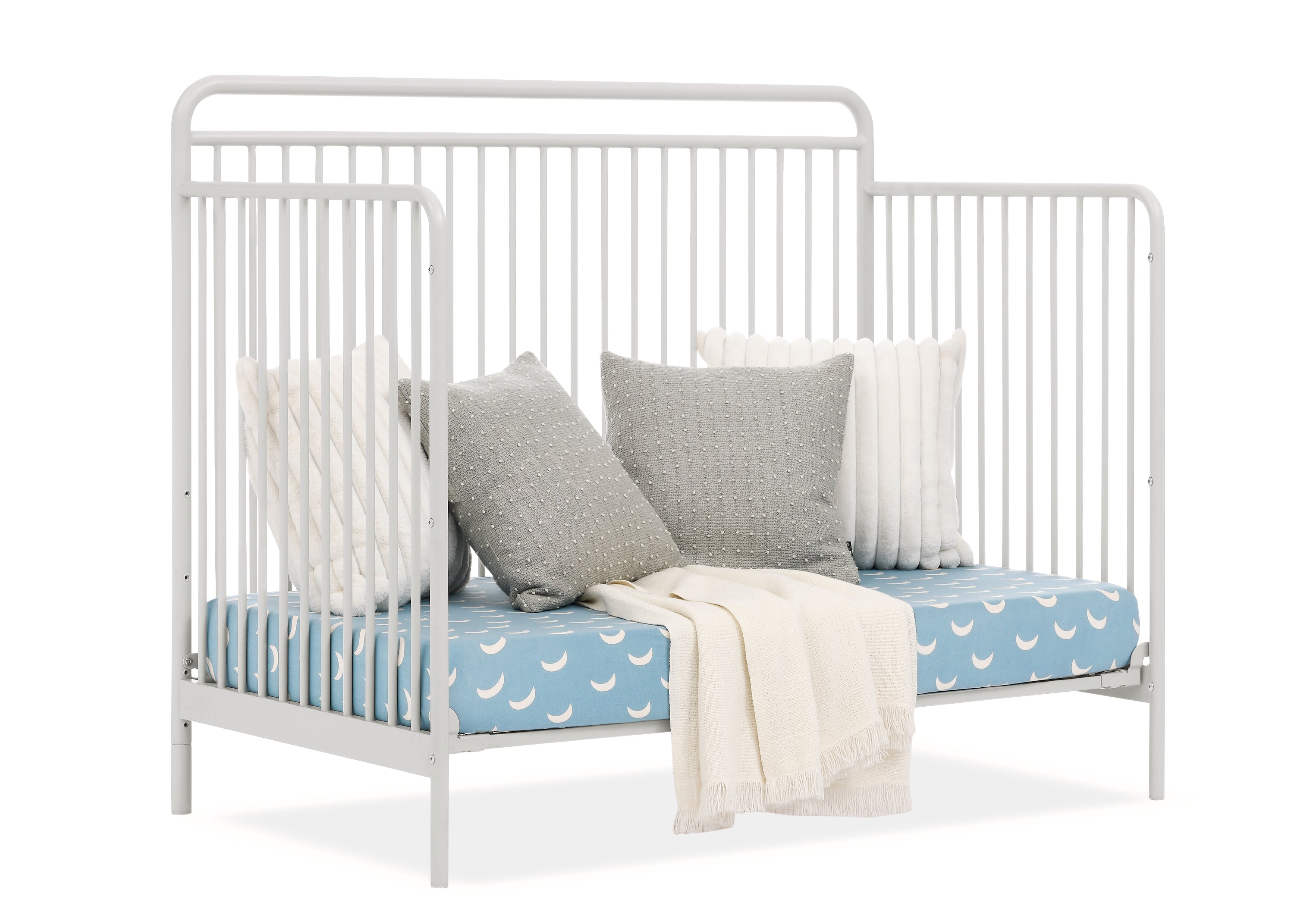 Hayden 5-in-1 Convertible Baby Crib - Toddler Bed, Daybed & Full-Size Bed | Safe Nursery Furniture for Newborns & Kids | Perfect for Bedrooms & Daycare Centers