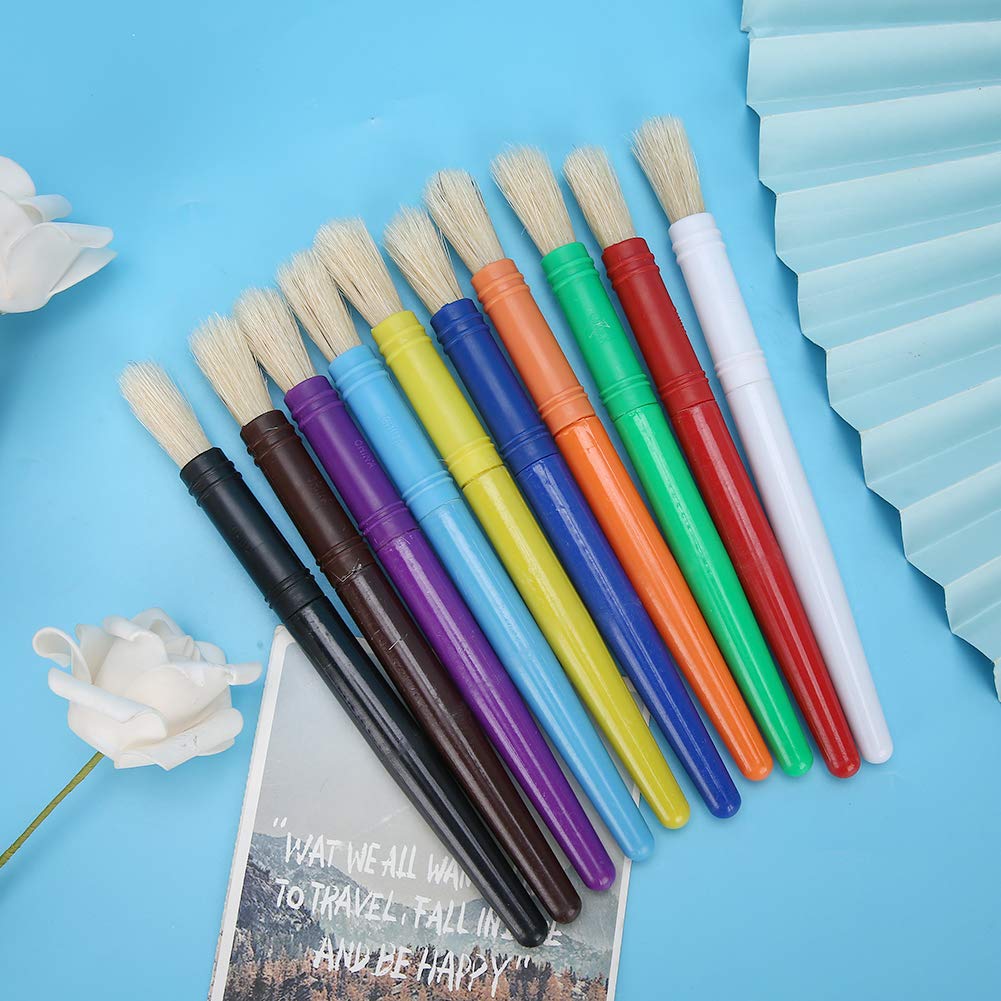 Professional Round & Flat Paint Brushes for Artists - High-Quality Drawing & Painting Supplies for Canvas, Watercolor & Acrylic Art
