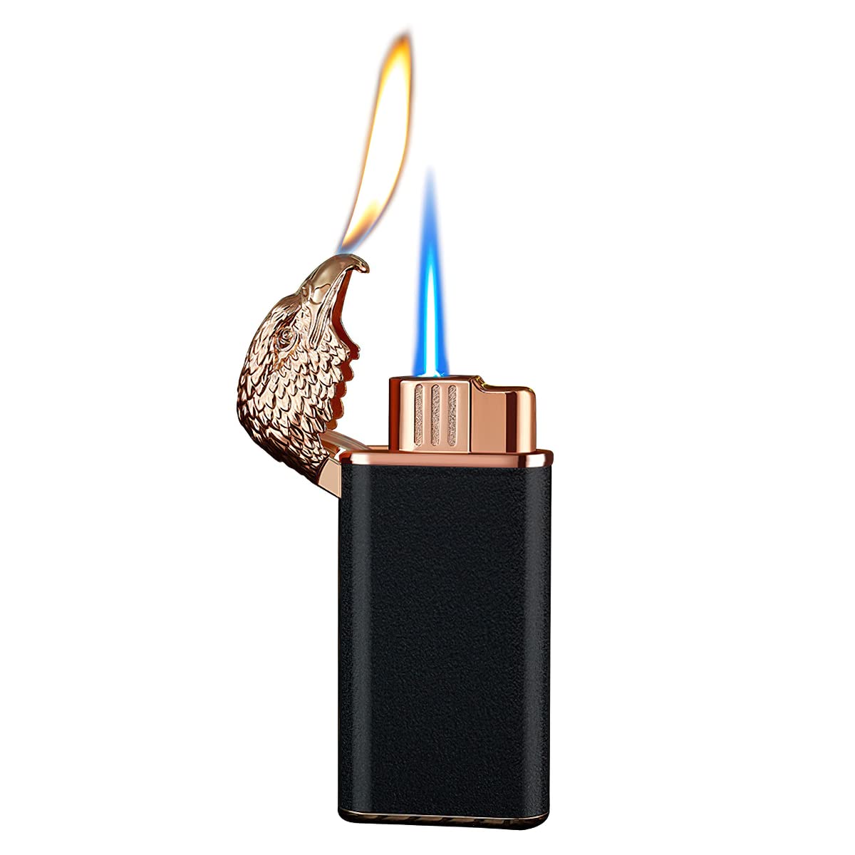 Zetilyn Torch Lighter - Adjustable Dual Flame for Camping, BBQ & Fireplace