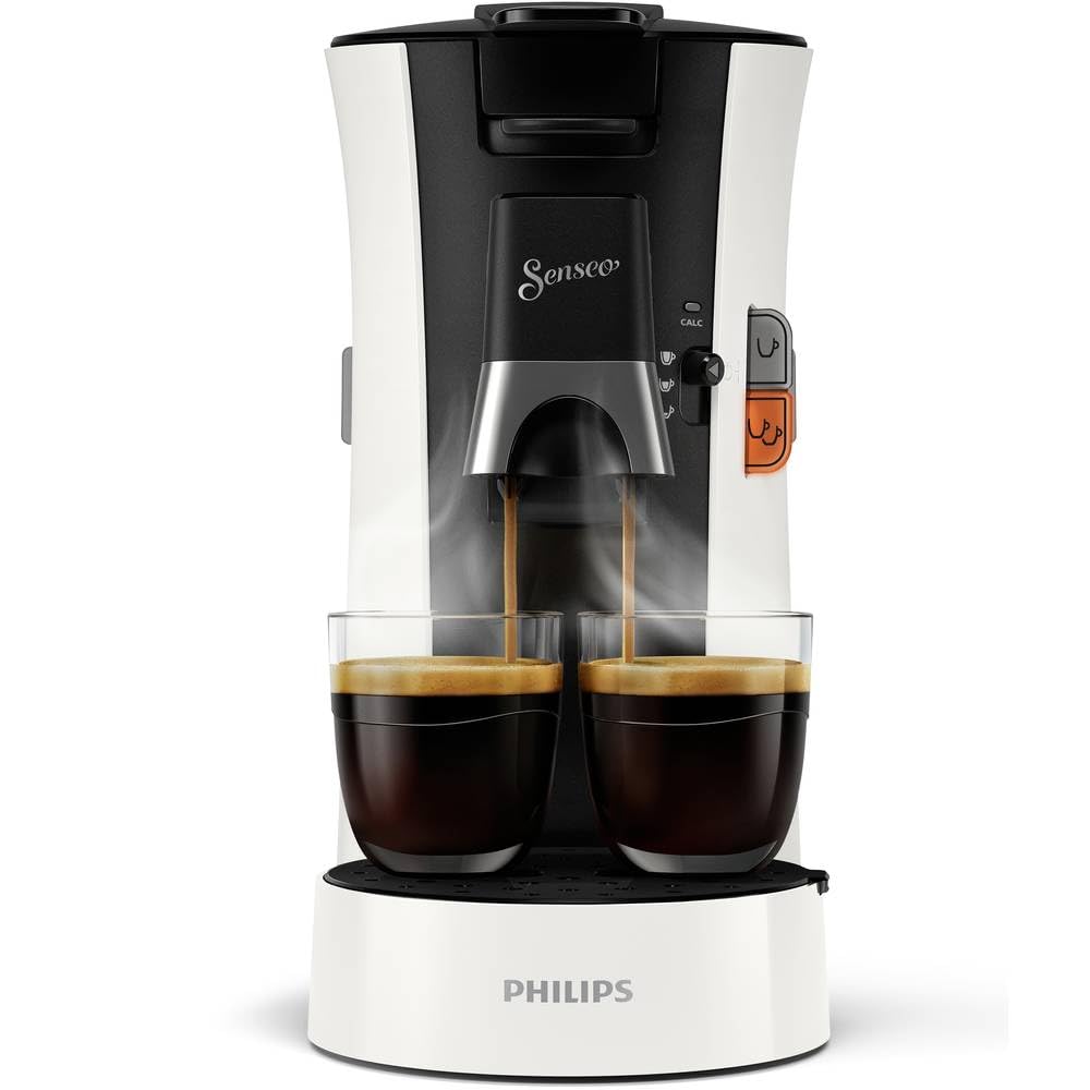 Philips Home SENSEO Select CSA230/00 White Pod Coffee Machine - Perfect for Home & Office Use