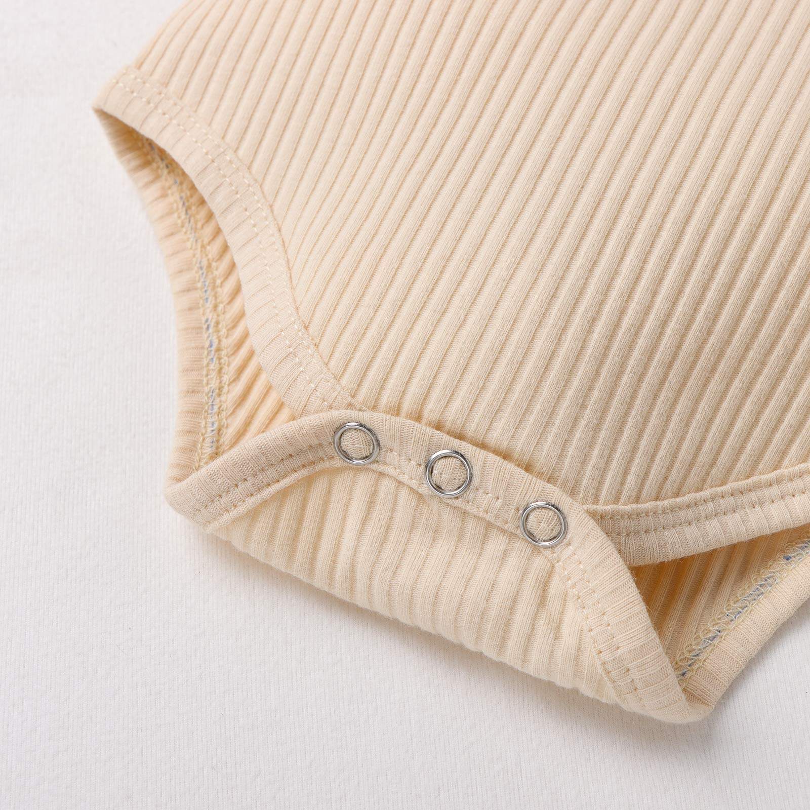 Newborn Baby Girl & Boy Fall Winter Clothes - Soft Cotton Knit Romper & Pants Set (3-24 Months) | Warm Long Sleeve Outfits for Infants | Perfect for Playdates, Family Photos & Holiday Gatherings