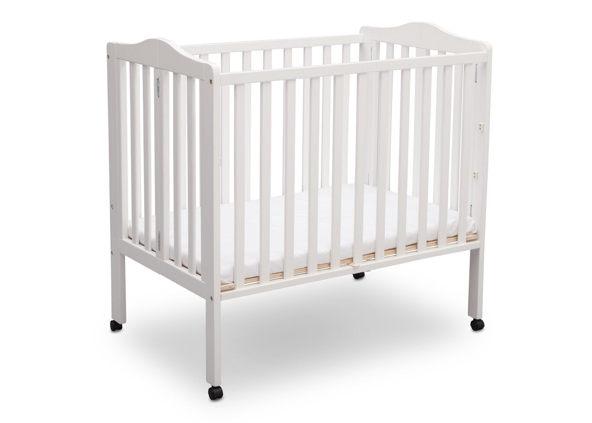 Portable Folding Crib with Mattress - Lightweight Travel Baby Bed for Home & Nursery | Perfect for Travel, Camping & Grandparents' House