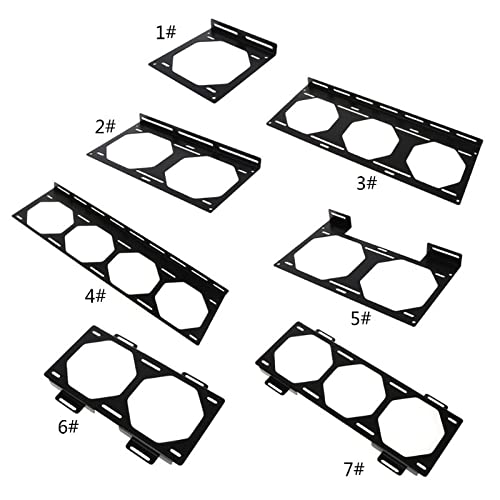 1PC Fan Holder Bracket for 240mm Radiator - 12cm/14cm Fan Mounting Bracket for Water Cooling System - Perfect for PC Cooling, Gaming Rigs & Custom Liquid Cooling Builds