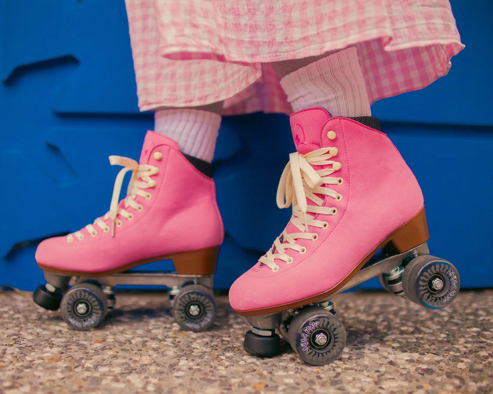 Chuffed Skates Wanderer Vegan Pink Roller Skates - Perfect for Outdoor Skating, Rink Fun & Fitness