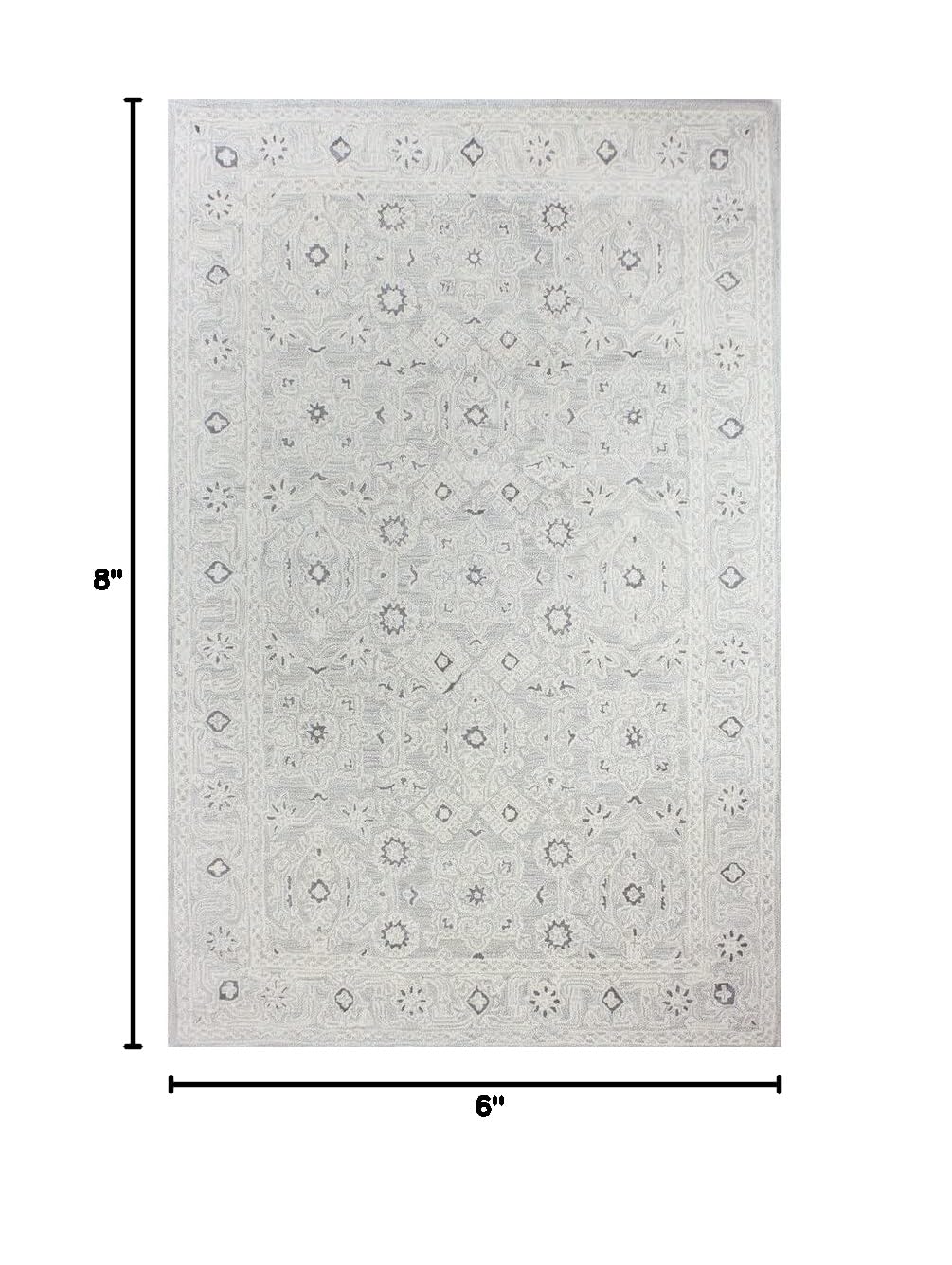 Bashian Vera Contemporary Hand-Tufted Area Rug - Azure Blue 2'6