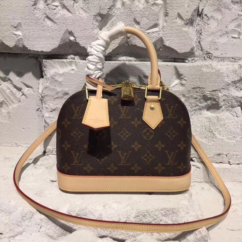 Authentic Louis Vuitton Alma BB Handbag - Monogram Canvas Crossbody Bag for Women | Perfect for Everyday Use, Travel & Special Occasions