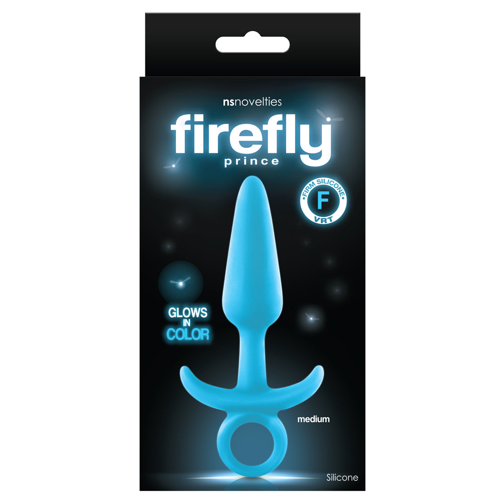 Glow in the Dark Firefly Prince Anal Plug - Medium Size Anal Toy for Men & Women | Perfect for Sensual Play, Couples Fun & BDSM Exploration