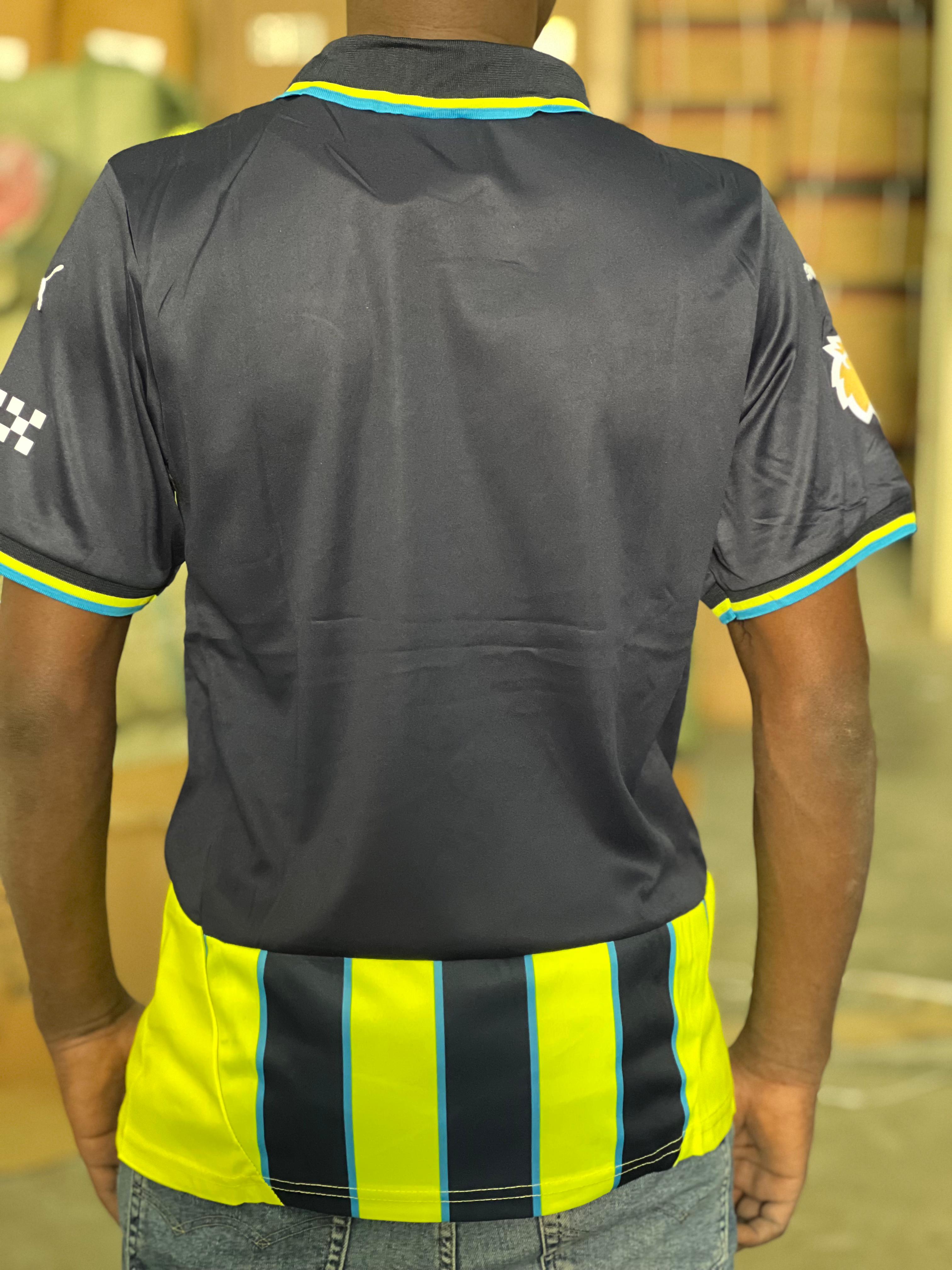 Official Manchester City Away Jersey 2023-2024 - Authentic Fan Version Soccer Shirt for Men & Women - Perfect for Matchdays, Training & Football Enthusiasts