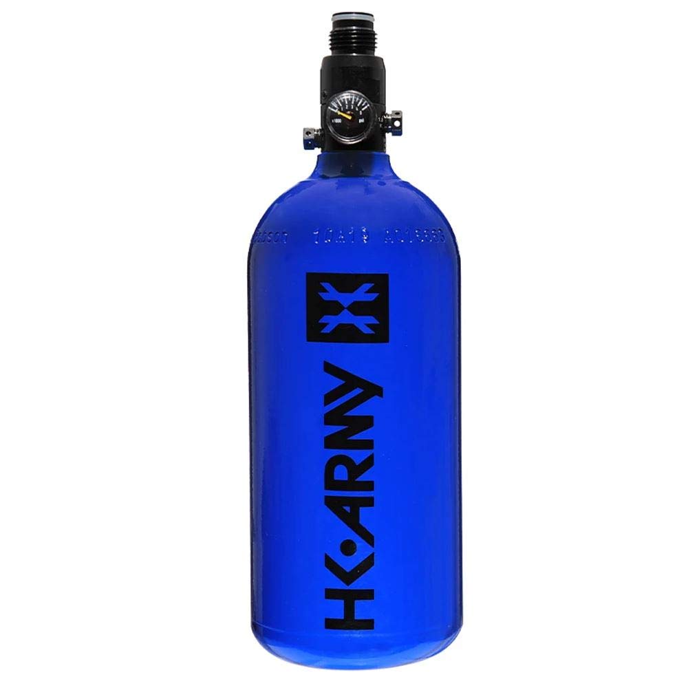 HK Army Aluminum HPA Paintball Air Tank with Standard Regulator - Lightweight & Durable for Competitive Paintball & Outdoor Airsoft Games