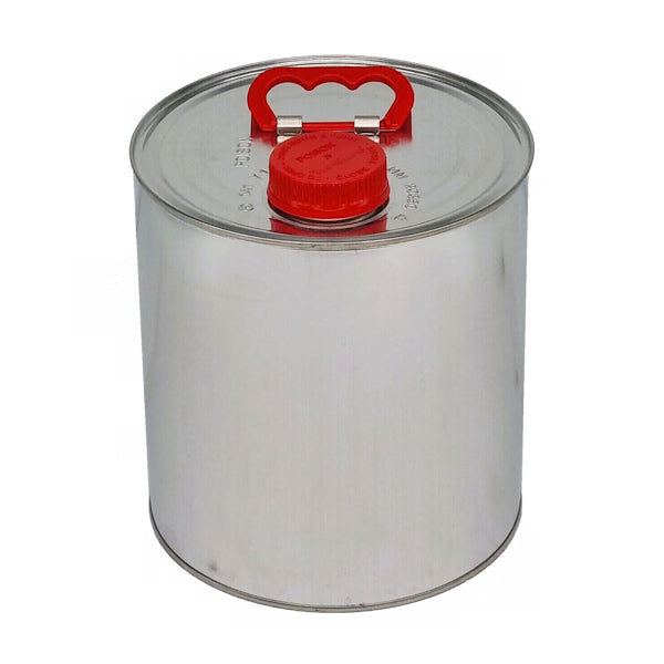 4Lt Round Micro Drums with Red Cap - Perfect for Chemical Storage, Laboratory Use & Industrial Applications