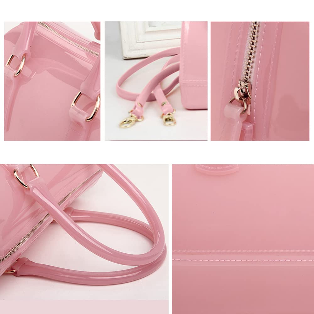 Women's Transparent Jelly Shoulder Bag - Summer Candy Color Handbag for Beach, Pool, Music Festivals & Outdoor Activities