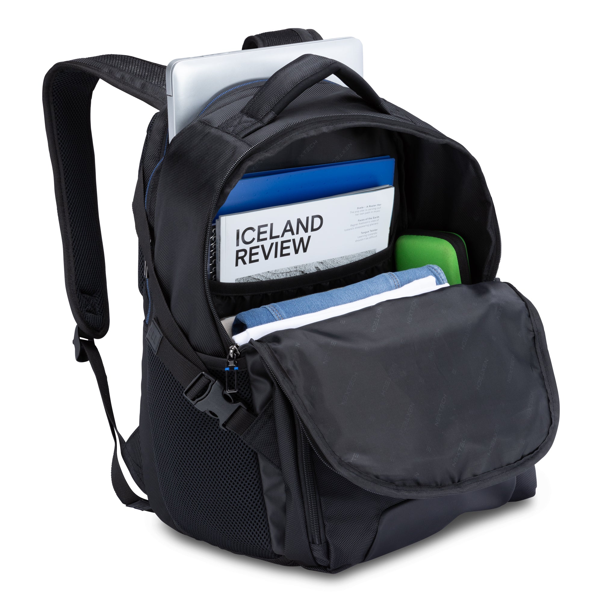 Nextech Professional Business Backpack for Men & Women - Durable Laptop Backpack with USB Charging Port - Perfect for Office, Travel, and Commuting