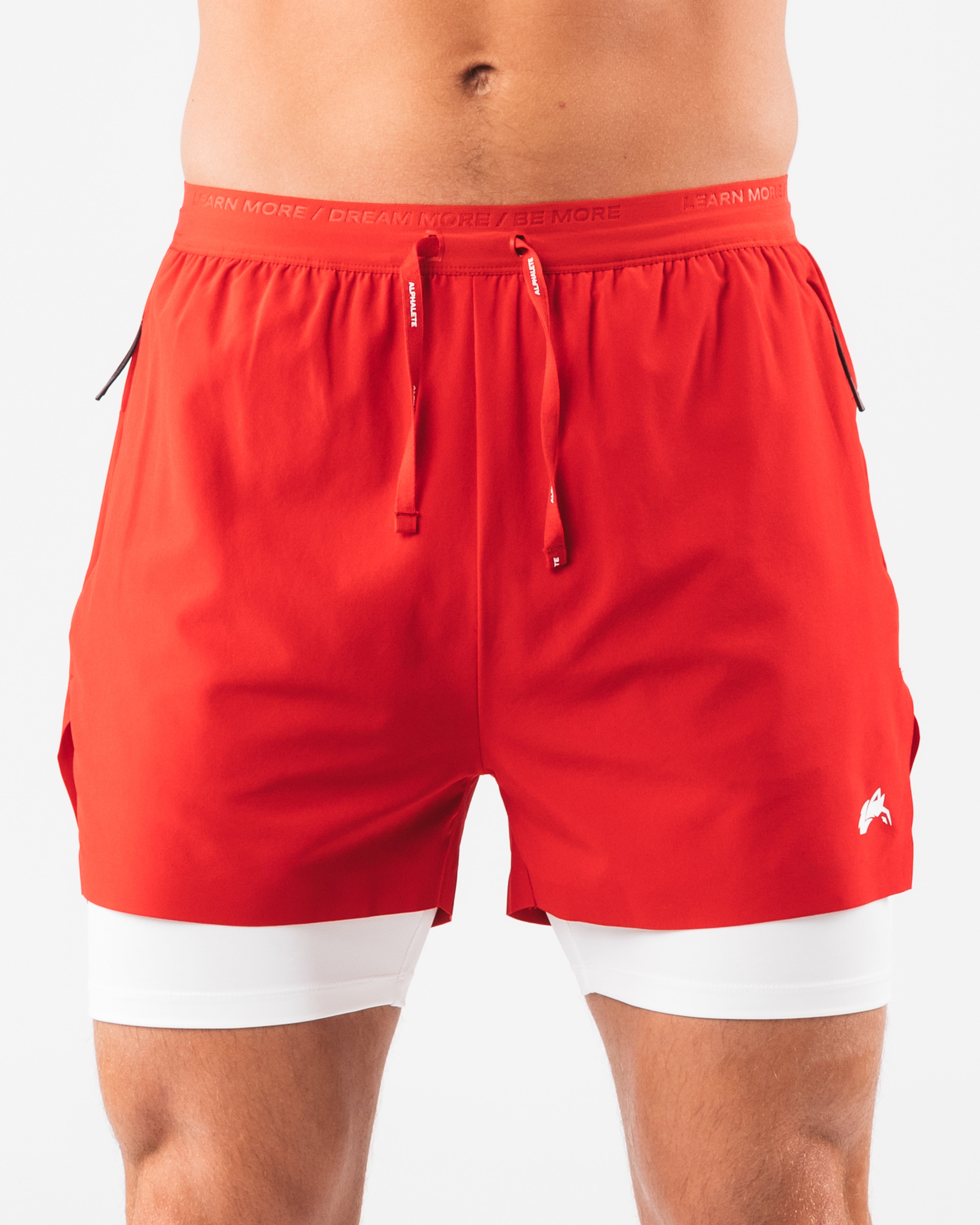 Elite Swift Short 5 Running Shoes for Men - Lightweight & Breathable Carmine Red Athletic Sneakers - Perfect for Jogging, Gym Workouts & Casual Wear