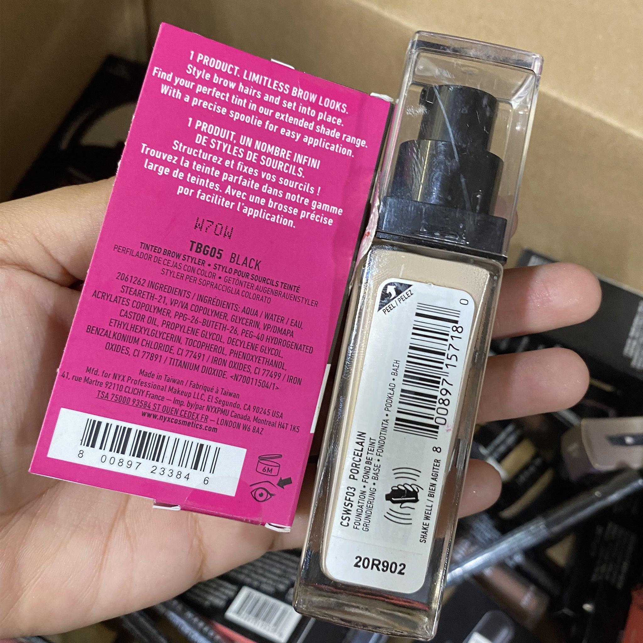 NYX Professional Makeup Assorted 50-Piece Set - Lipstick, Eyeshadow & More for Everyday Glam & Party Looks | Perfect for Makeup Artists & Beauty Enthusiasts