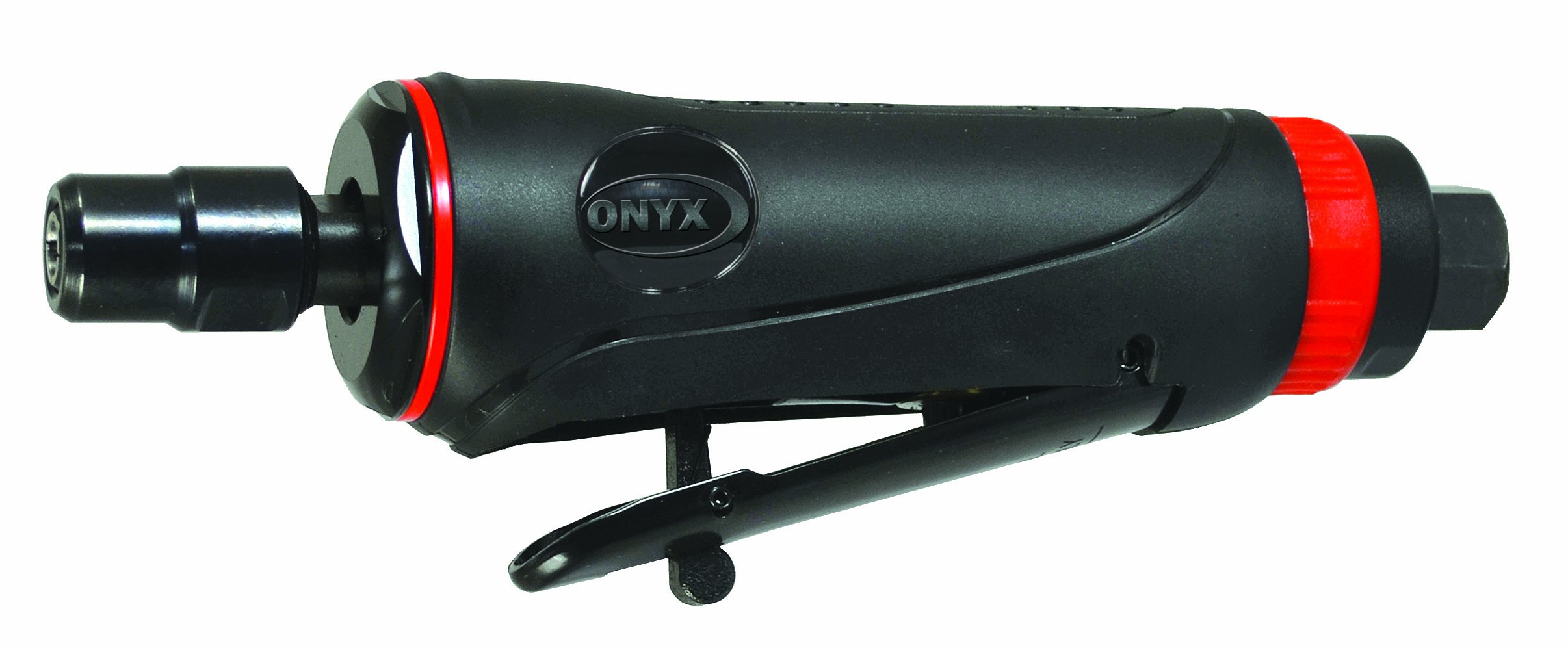 Astro 201 ONYX Composite 1/4-Inch Mini Die Grinder with Safety Lever - Professional Pneumatic Tool for Metalworking, Wood Carving & Automotive Repair
