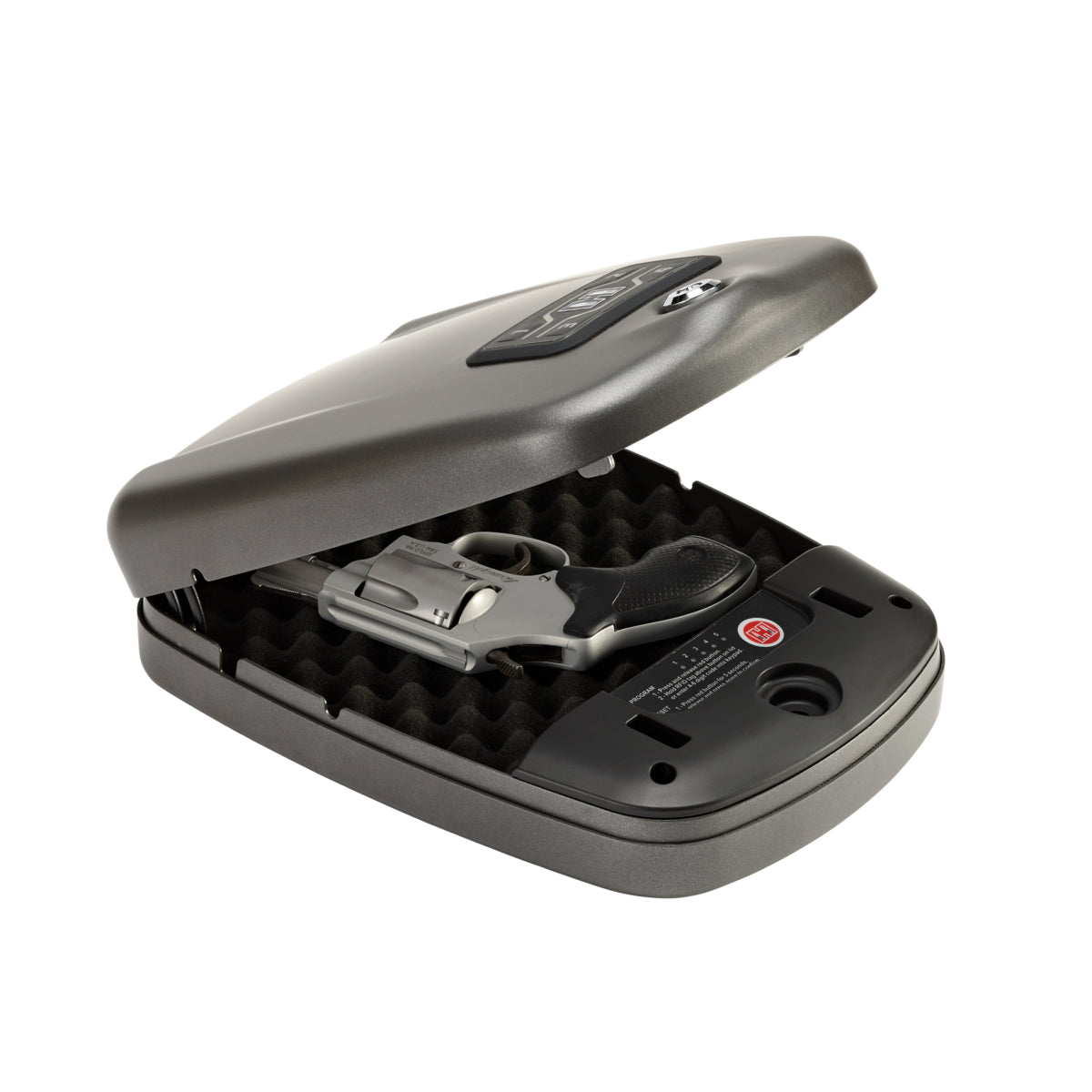 Hornady Rapid Safe 2600KP L RFID 98177 - Quick Access Biometric Gun Safe for Pistols & Handguns - Secure Storage for Home, Office & Vehicle Use