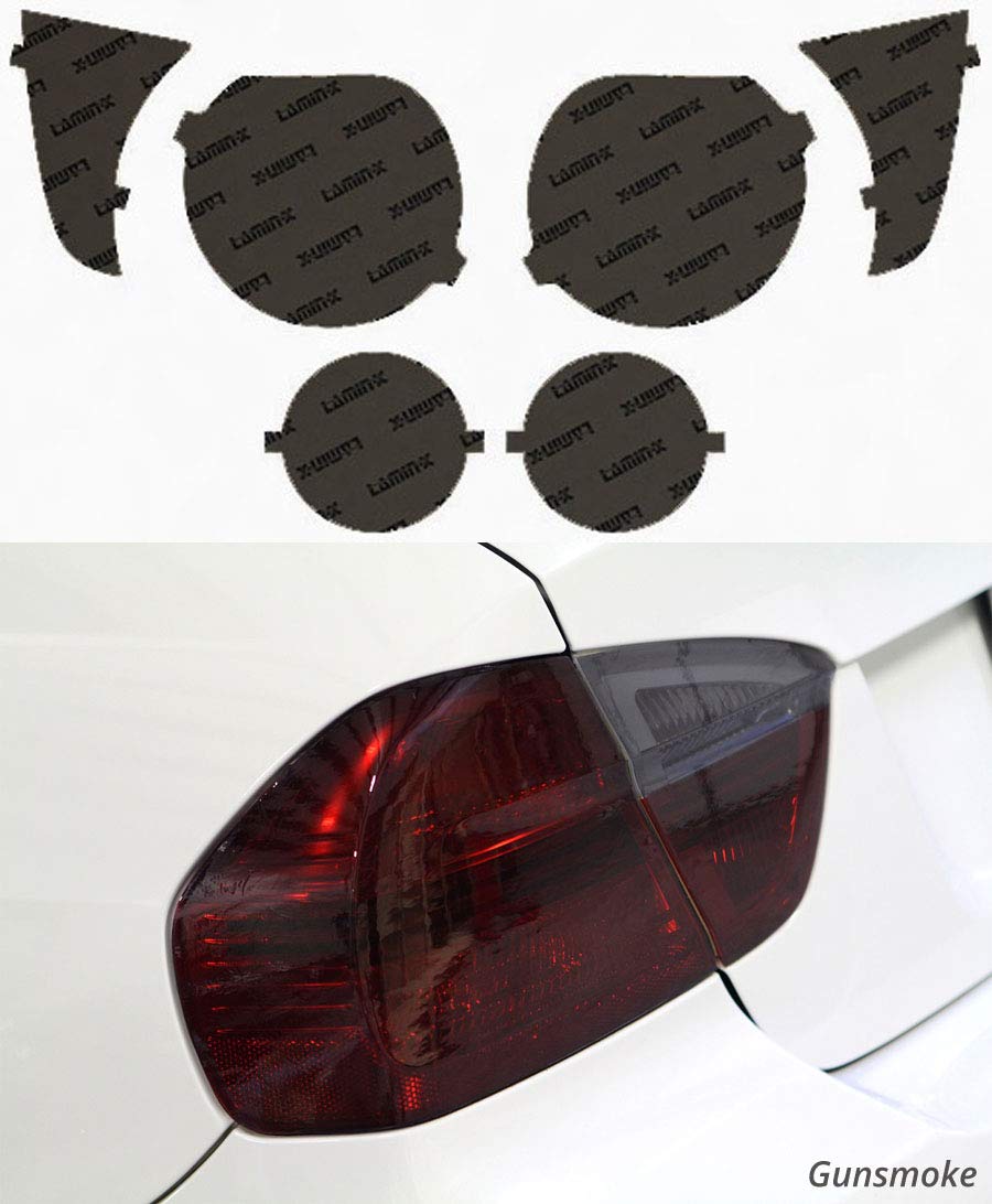 Lamin-x Custom Fit Gunsmoke Tail Light Covers for Chevy Sonic Hatchback (2012-2016) | Smoke Black Headlight Protection Film | Upgrade Car Appearance & Night Driving Safety