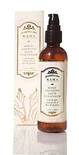 Kama Ayurveda Rose and Jasmine Face Cleanser with Pure Essential Oils - 100ml | Gentle Daily Cleansing for Glowing Skin | Perfect for Morning & Night Skincare Routine