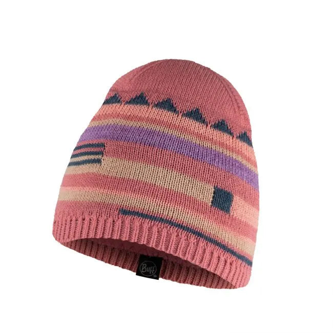 BUFF Corix Rose Knitted Fleece Beanie for Women - Soft Winter Hat for Cold Weather, Outdoor Activities & Fashion Accessory