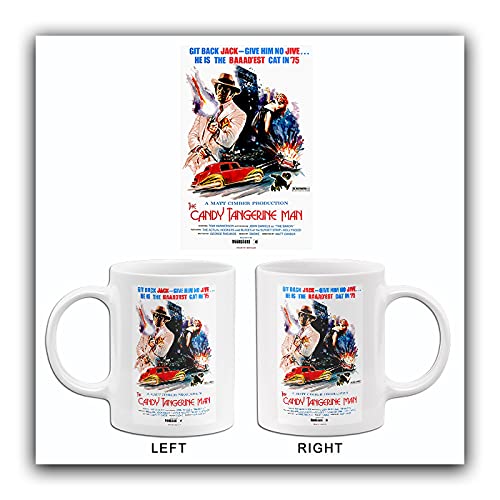 The Candy Tangerine Man 1975 Vintage Movie Poster Coffee Mug - Perfect for Movie Nights, Collector's Gifts & Retro Home Decor