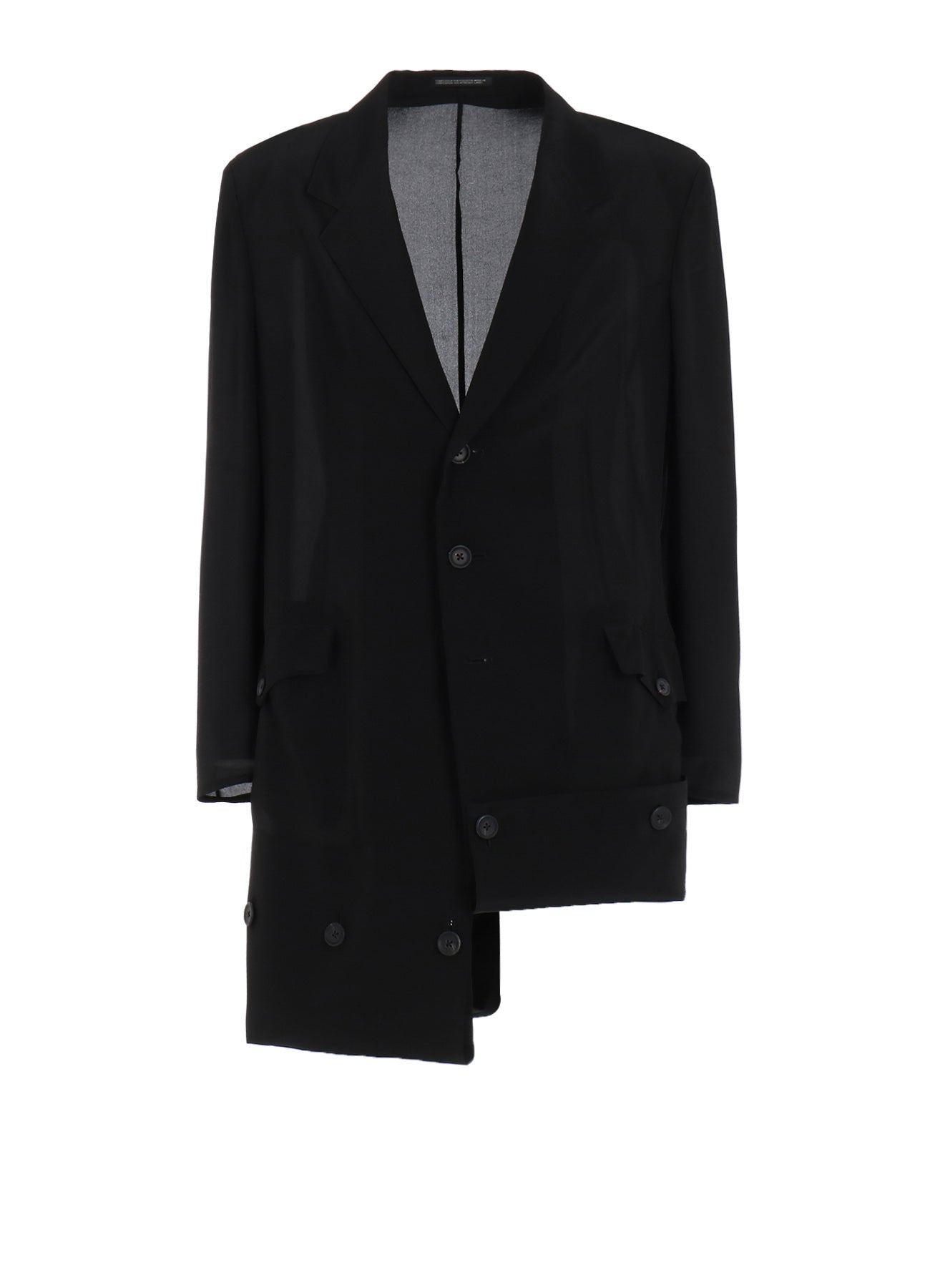 12M Silk Decine Hem Button Detail Jacket for Women - Elegant & Stylish Outerwear for Parties, Weddings & Special Occasions