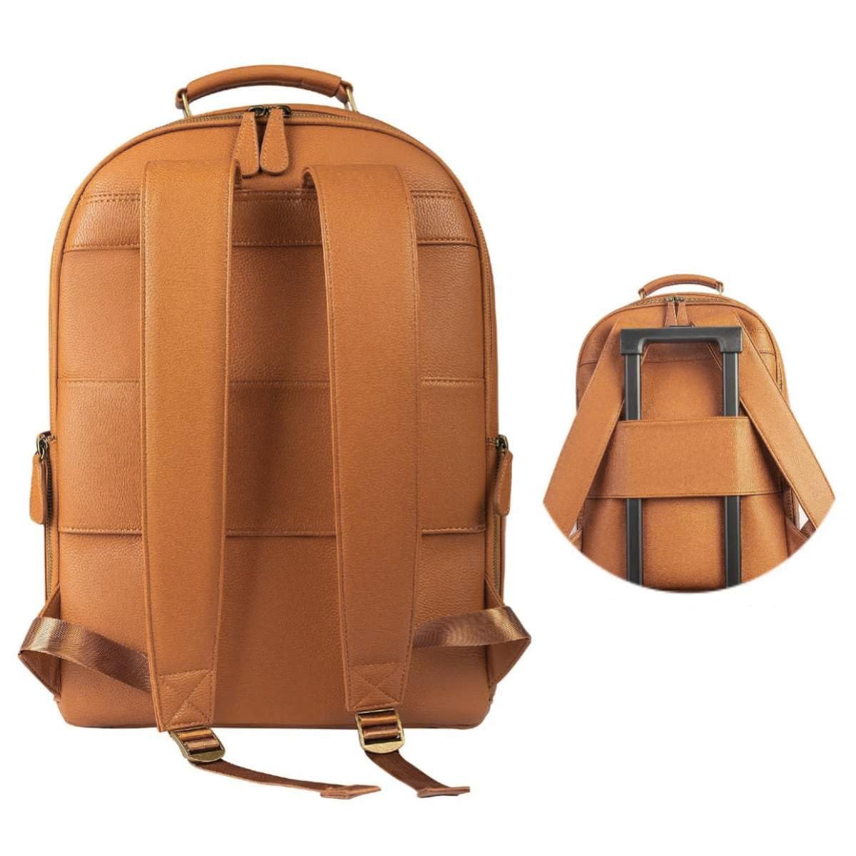 Professional DSLR Camera Backpack - Classic PU Leather Camera Bag for Photographers, Travel & Outdoor Photography Gear Storage