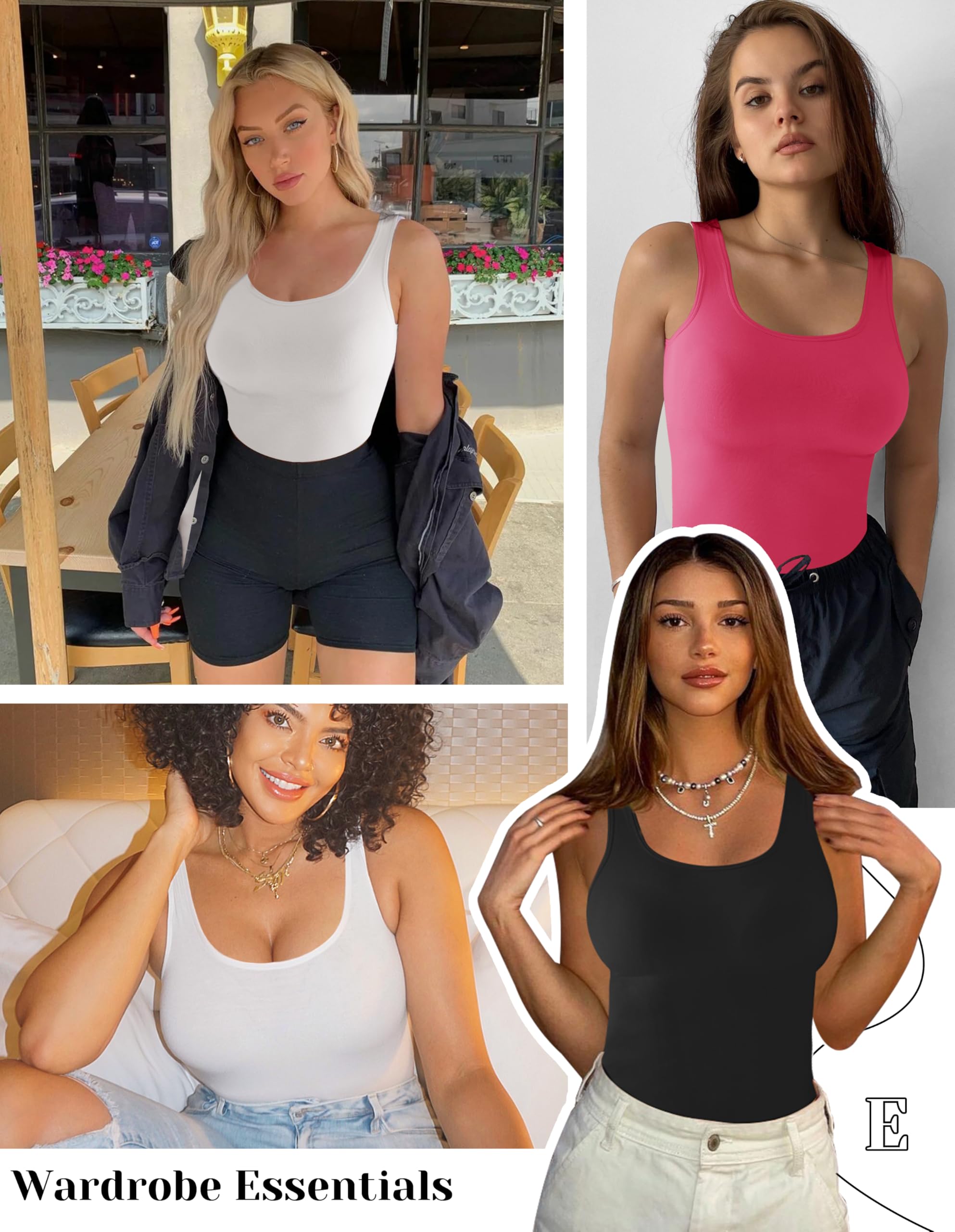 EUYZOU Women's Tummy Control Shapewear Tank Top - Seamless Body Shaper Compression Shirt for Slimming & Smoothing | Perfect for Dresses, Workouts & Everyday Wear
