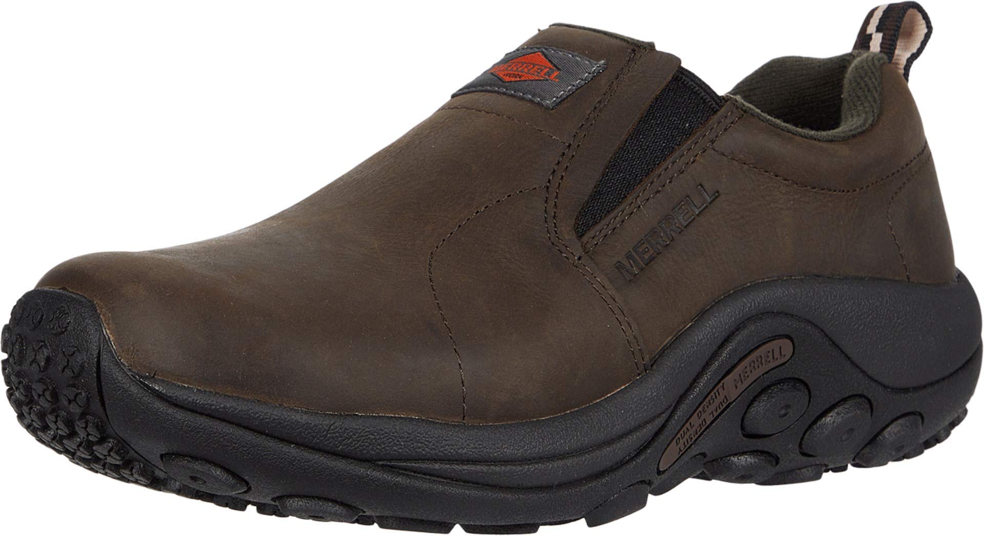 Merrell Jungle Moc Slip-Resistant Work Shoes for Outdoor Safety