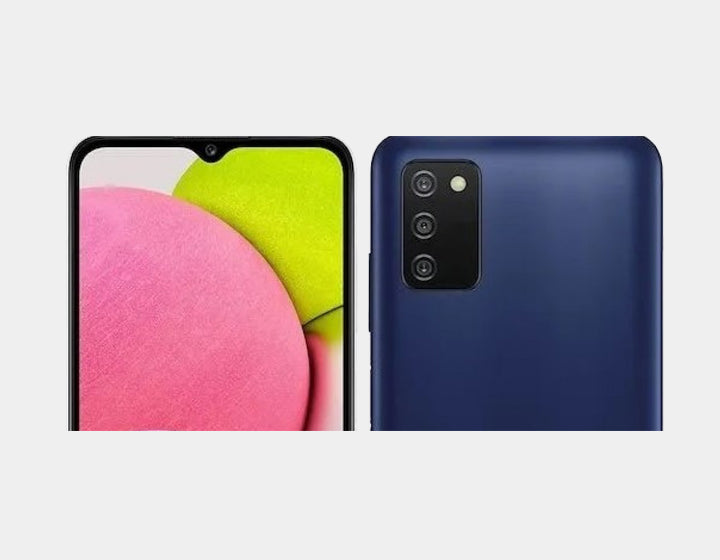 Samsung Galaxy A03S A037M/DS 4G LTE Smartphone - 64GB ROM, 4GB RAM, Dual SIM Unlocked (Blue) - Perfect for Travel, Work & Daily Use