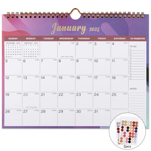 2025-2026 wall calendar geometric