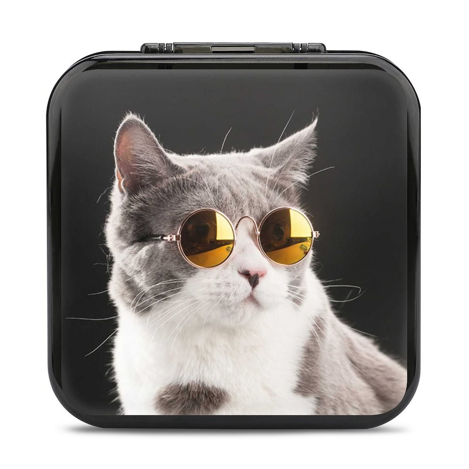 Stylish Cat-Themed Nintendo Switch Game Card Case - 24 Slot Holder for Secure Storage & Travel | Perfect for Gamers & Collectors