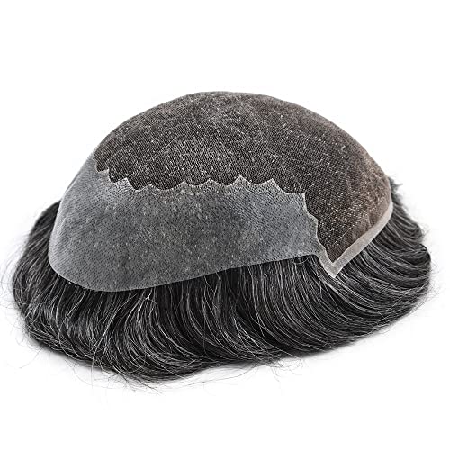 #1B50 1B# OFF BLACK WITH 50% SYNTHETIC GREY-100% light to medium density