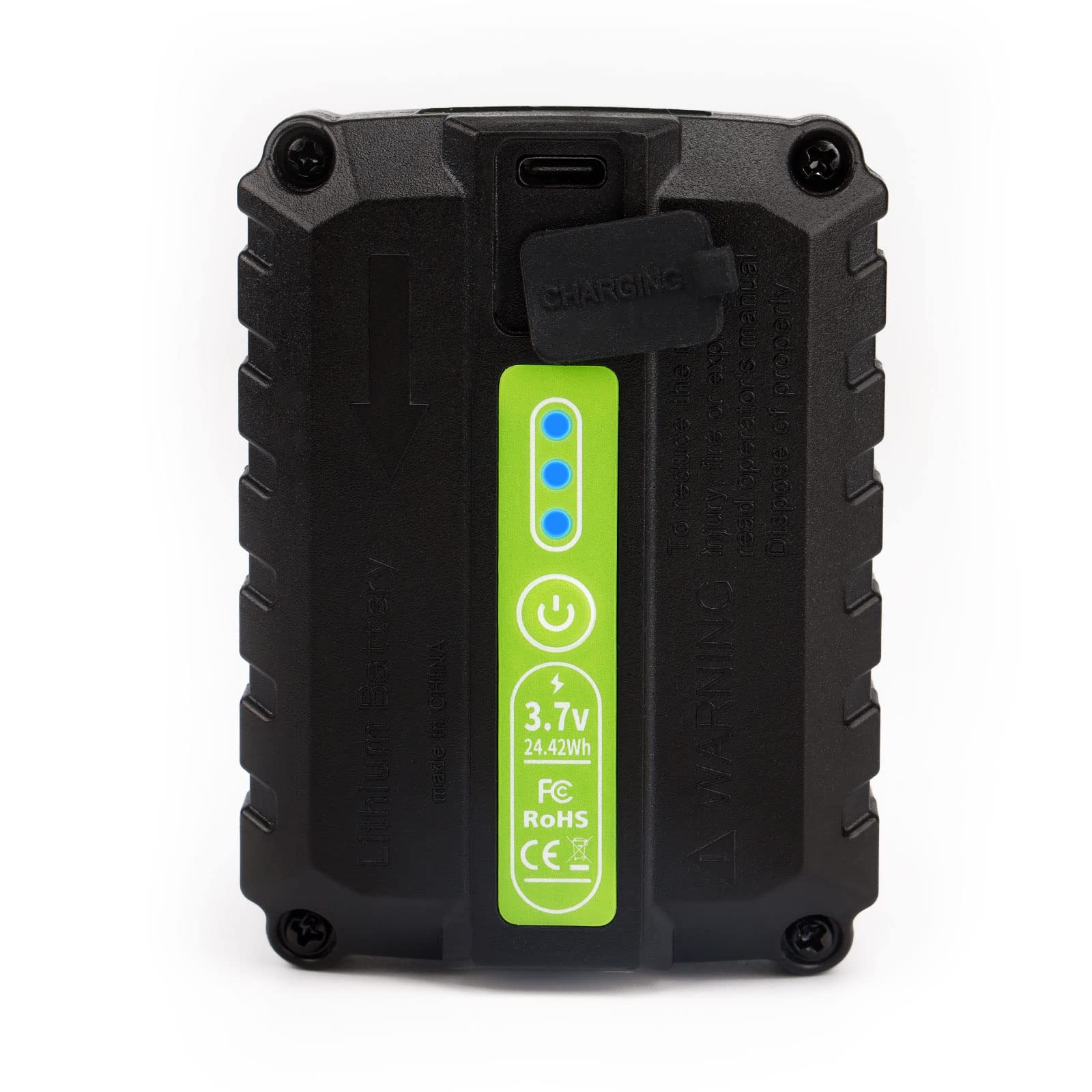 Huepar 703CG/704CG Laser Level Replacement Lithium Battery - High Capacity & Long Lasting for Construction, DIY, and Home Improvement Projects