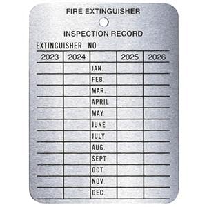 4-Year Durable Metal Inspection Tags (60 Pack) - Corrosion Resistant Asset Tags for Equipment, Tools & Inventory Management - Ideal for Warehouses, Factories & Industrial Use