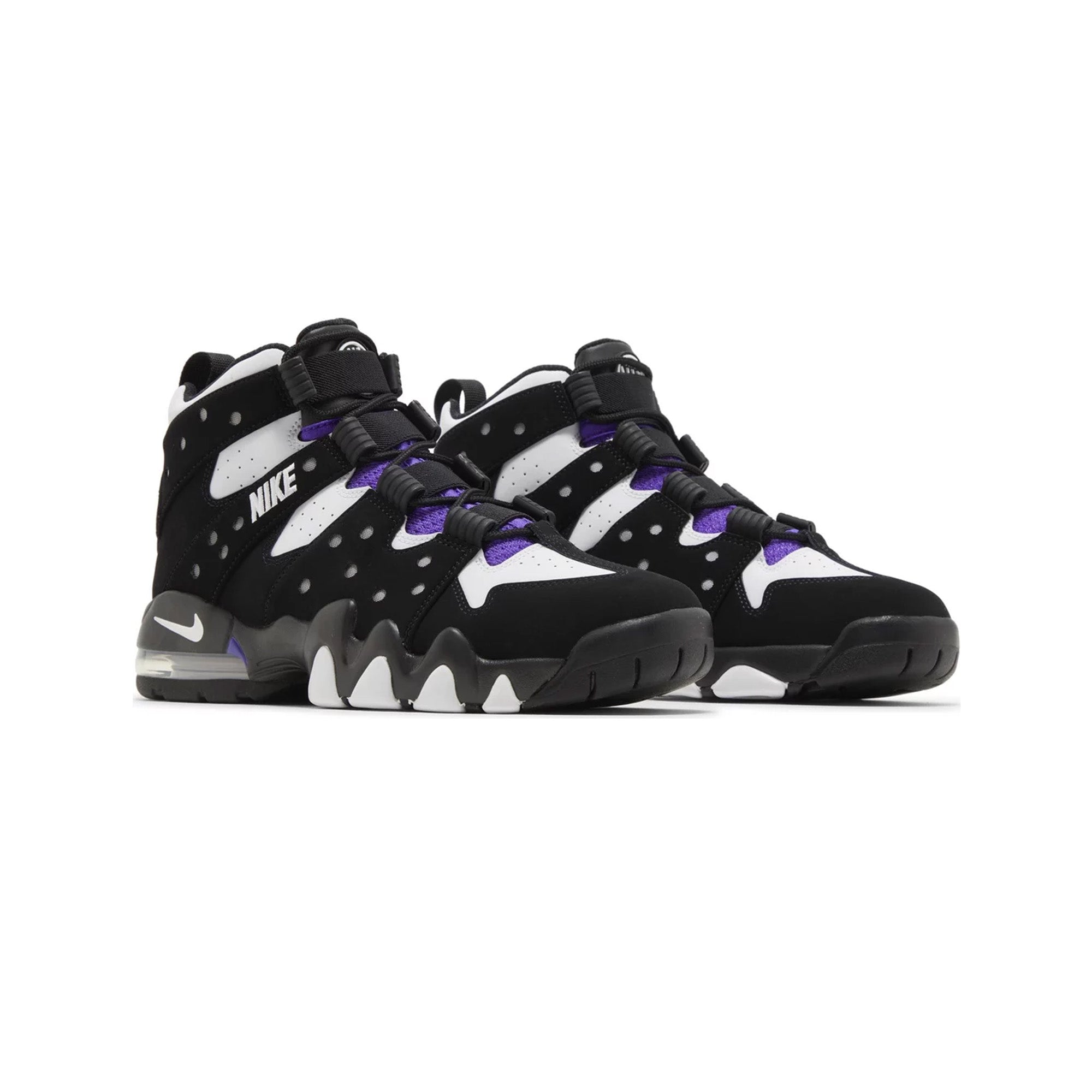 Nike Air Max 2 CB 94 Retro Basketball Shoes - Men's Black/White/Purple (2020 Release) | Vintage Style for Streetwear & Court Performance