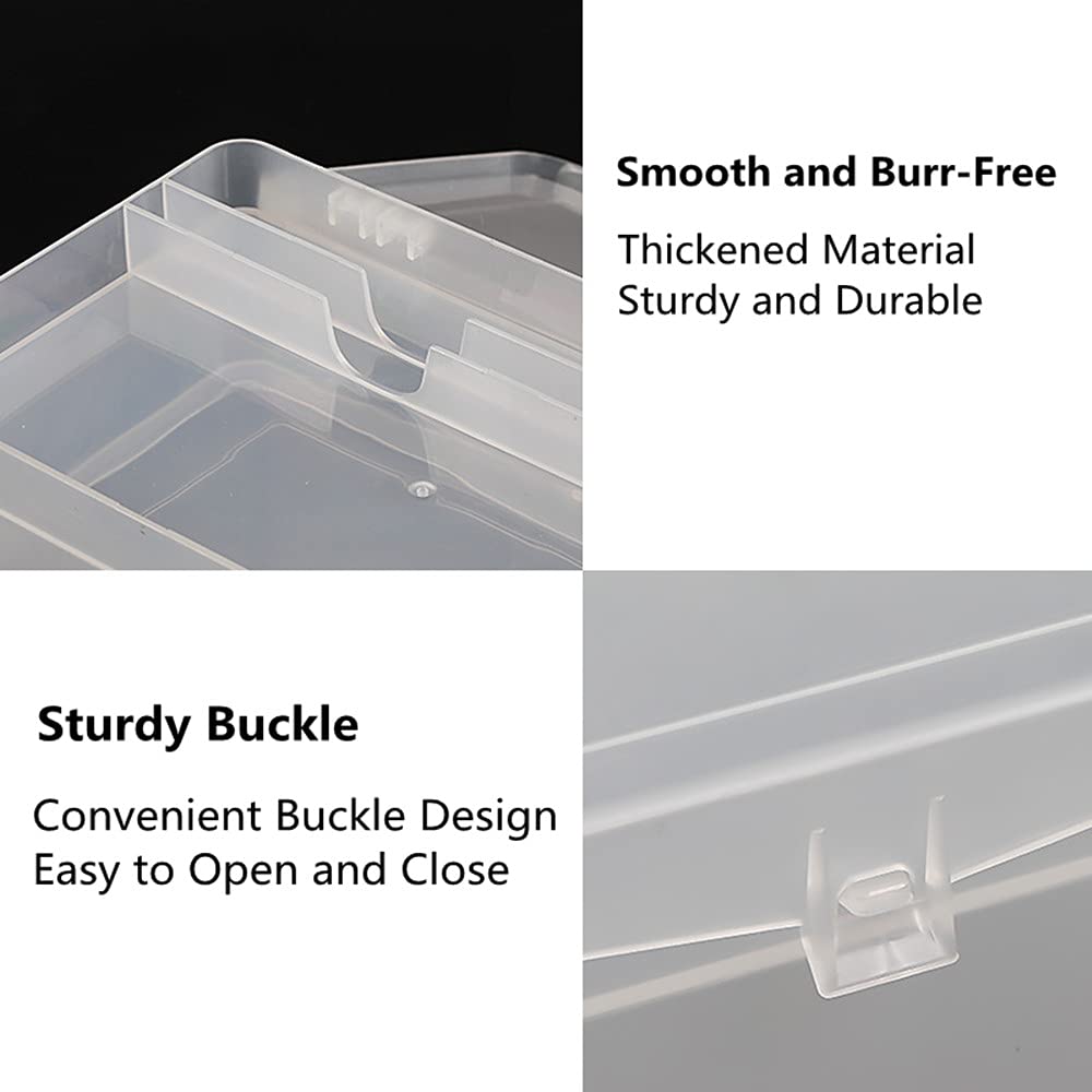 Double Layer Nail Art Organizer - Large Capacity Transparent Storage for Manicure Tools & Brushes - Perfect for Salon & Home Use
