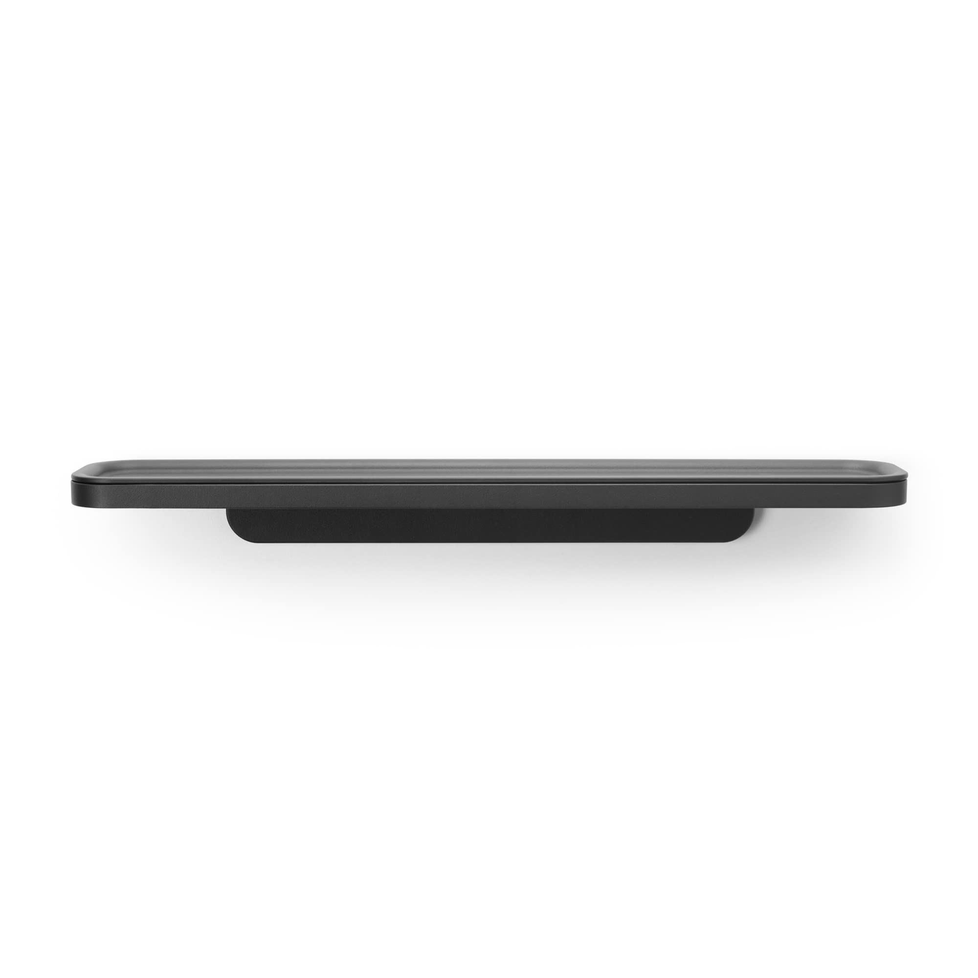 Brabantia MindSet Wall-Mounted Bathroom Shelf & Towel Holder - Rustproof Storage Organizer for Toothbrush, Cosmetics, Soap - Mineral Infinite Gray (1.7