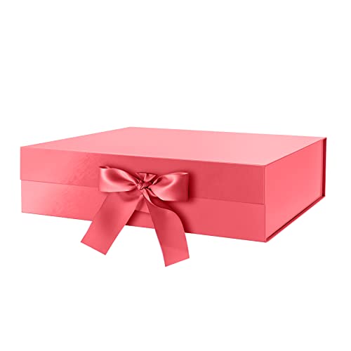 Red-Ribbon-13x9.7x3.4 Inches-Pack of 1