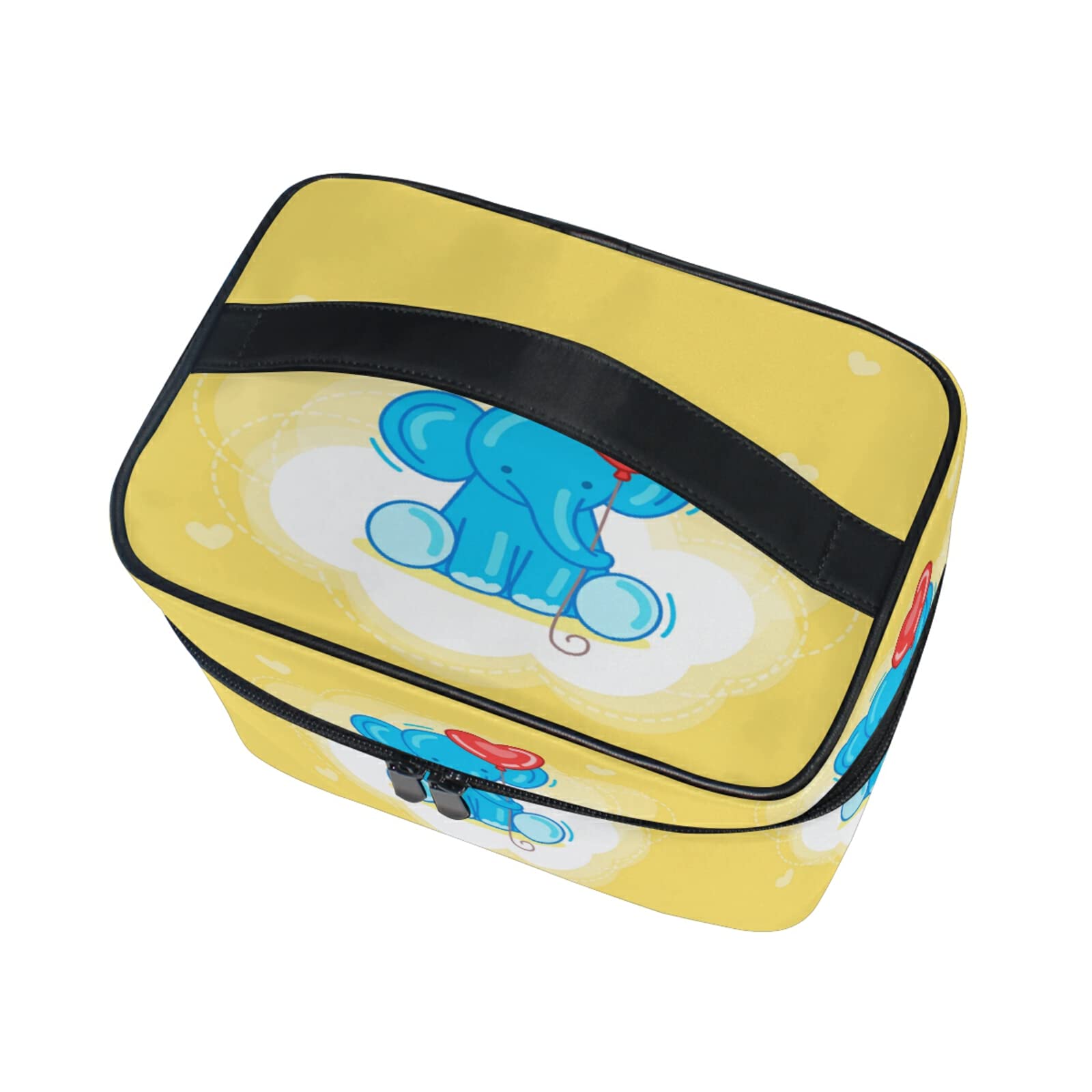 Adorable Elephant Makeup Bag for Women - Cute Baby Shower Gift, Cosmetic & Toiletry Travel Organizer - Perfect for Travel, Bridal Showers & Everyday Use
