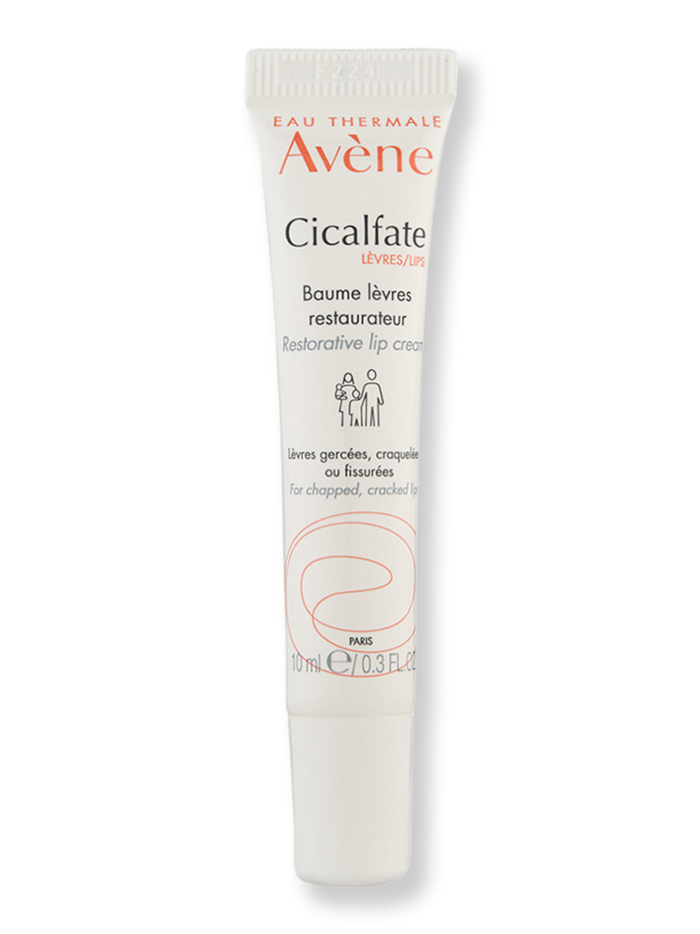 Avene Cicalfate Lip Repair Balm - Soothing & Hydrating Lip Treatment for Dry, Chapped Lips | Perfect for Winter, Travel & Post-Procedure Care