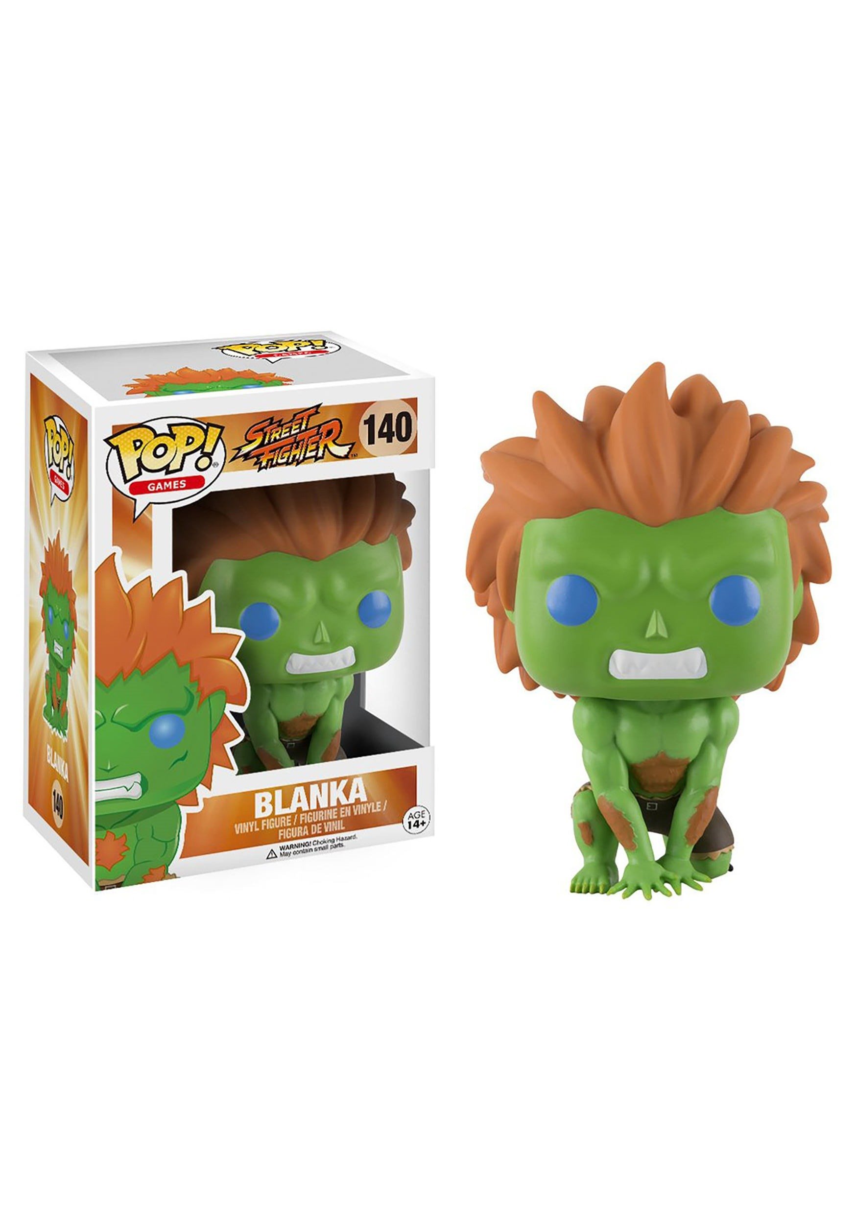 Funko Pop! Games: Street Fighter Blanka Collectible Vinyl Figure - Perfect for Gaming Displays, Anime Collections & Gift Giving