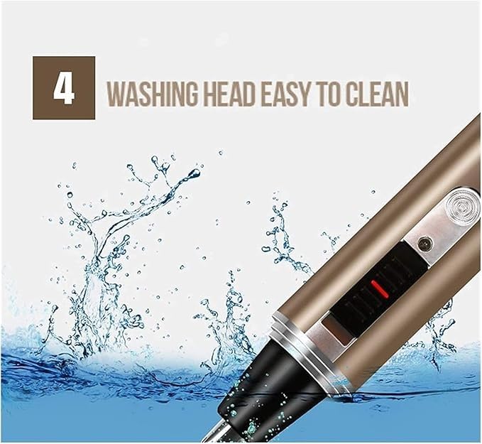 Best USB Rechargeable Ear & Nose Hair Trimmer for Men & Women - Waterproof Dual Edge Blades for Easy Cleaning - Professional Grooming Tool for Eyebrows, Beards & Body Hair - Perfect for Travel, Home & Salon Use