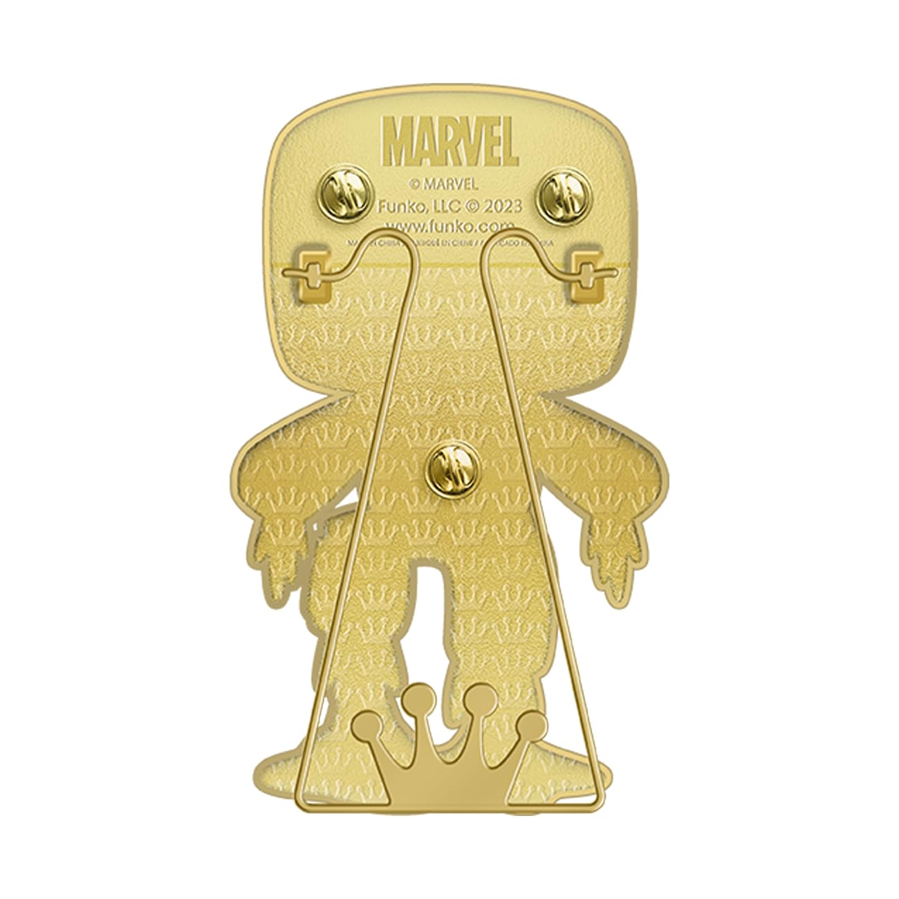Loungefly POP! Large Enamel Pin - MARVEL Gingerbread Iron Man Collectible Brooch for Backpacks, Bags & Jackets | Cute Comic Book Merchandise Gift for Marvel Fans | Perfect for Cosplay, Conventions & Superhero Collections