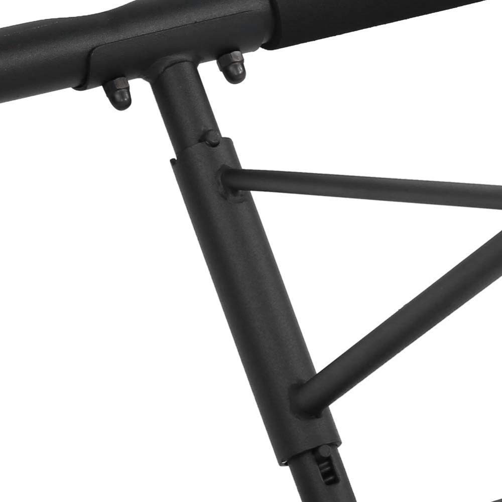 Adjustable No-Screw Doorway Chin-Up Bar with Curved Handles - Home Gym Pull Up Bar for Strength Training & Bodyweight Exercises - Perfect for Home Workouts, Calisthenics & Fitness Training