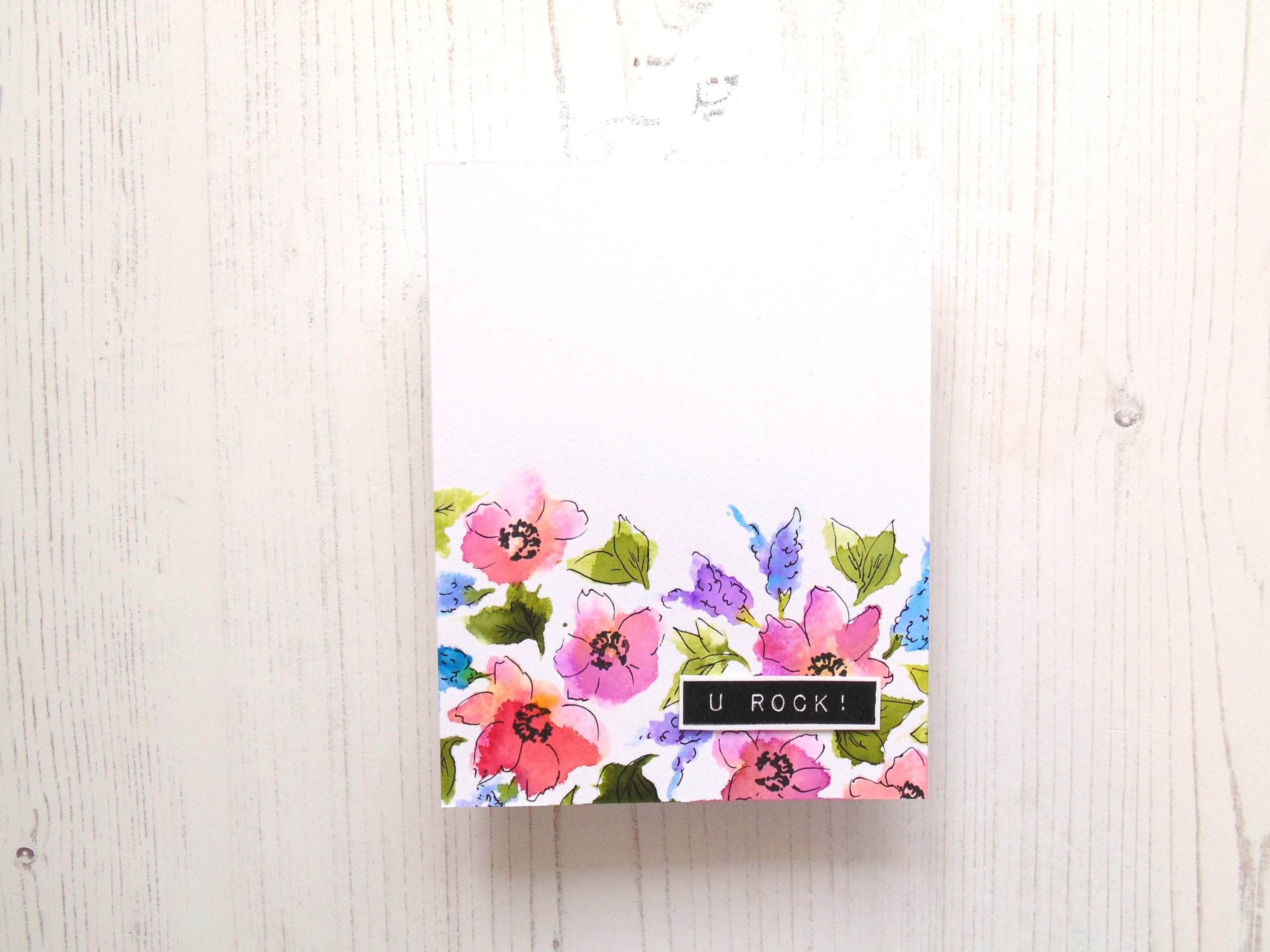 Billowing Blossoms Stamp Set for Card Making, Scrapbooking & DIY Crafts - Floral Rubber Stamps for Handmade Greeting Cards, Journals, and Paper Crafts