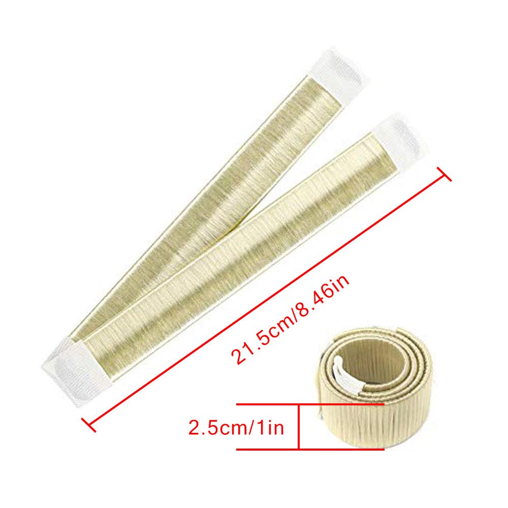 Chrontier 3PCS Blonde Hair Bun Maker - Easy Snap Donut for Updos, Ponytails & French Twist | DIY Hair Styling Tool for Ballet, Dance & Everyday Use | Women & Girls Hair Accessories